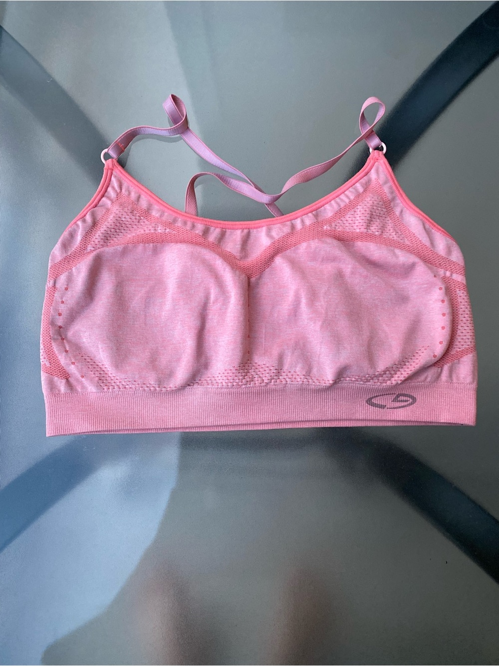 Champion Pink Light Support Seamless Sports Bralette